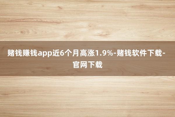 赌钱赚钱app近6个月高涨1.9%-赌钱软件下载- 官网下载